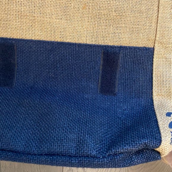 Beach Picnic Beer Towel Corona Burlap Shoulder Bag Strap Flap Satchel - Picture 4 of 5